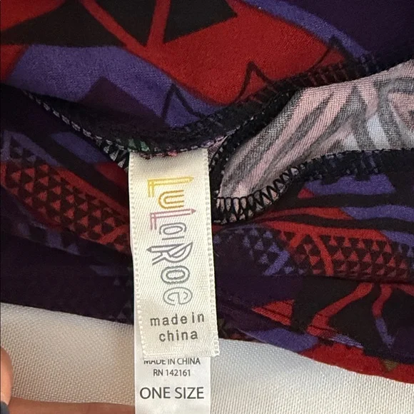 Colorful Aztec Geometric Lularoe Leggings - Picture 3 of 4